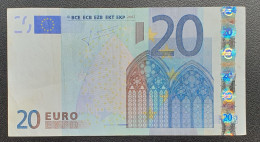 20 Euro 2002 L060 U Francia Trichet Circulado Ver Fotos - 20 Euro