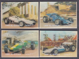 1972 Umm Al Qiwain 810-813plastik Cars - Autos
