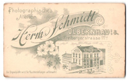 Fotografie Herm. Schmidt, Olbernhau, Ansicht Olbernhau I. S., Freibergerstrasse 117, Filiale Des Ateliers  - Places