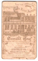 Fotografie Oswald Graf, Zwickau, Ansicht Zwickau, Kaiser Wilhelm-Platz, Gebäude Des Ateliers  - Lugares