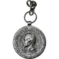 France, Médaille, Napoléon III, Expédition Du Méxique, 1862-1863, Argent - Autres & Non Classés