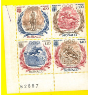 MONACO 1972 Giochi Olimpici Di Monaco Concorso Ippico - Set - Unused Stamps