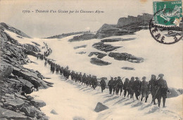 Traversée D'un Glacier Par Les Chasseurs Alpins - Other & Unclassified