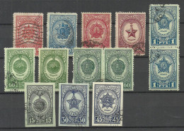 RUSSLAND RUSSIA 1945-1946 - Orden & Medaillen, Small Lot, Used - Oblitérés