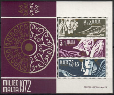 Malta 1972 Mi Block 2 MNH  (ZE2 MLTbl2) - Music