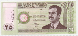 Iraq 2001 25Dinar   P86a Uncirculated Banknote - Irak