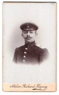 Fotografie Richard Klepsig, Hildesheim, Osterthor 7, Portrait Soldat In Uniform Rgt. 79 Mit Moustache  - Personnes Anonymes
