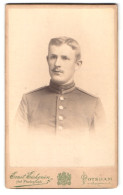 Fotografie Ernst Eichgrün, Potsdam, Nauener-Str. 27, Portrait Soldat In Uniform 2. Garde-Feldartillerie Rgt  - Anonymous Persons