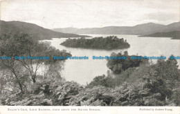 R674650 Ellen Isle. Loch Katrine. From Above The Silver Strand. Andrew Young. 19 - Monde