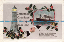 R674668 Christmas Greetings To My Dear Son. Postcard - Monde
