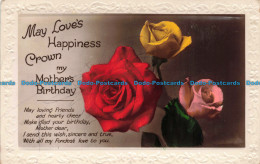 R674674 My Love Happiness Crown My Mother Birthday. RP. 1928 - World