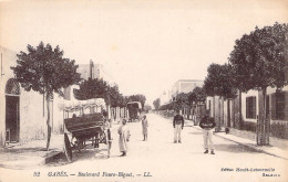 GABES ( TUNISIE )  Boulevard Faure-Biguel - Tunisie