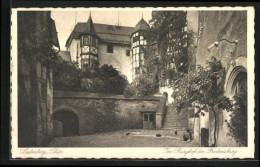 AK Leutenberg /Thür., Im Burghof Der Friedensburg  - Leutenberg