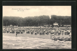 AK Göhren /Rügen, Am Strande  - Rügen