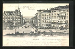 AK Kassel, Bahnhofstrasse Mit Hôtel Du Nord Und Strassenbahn  - Kassel