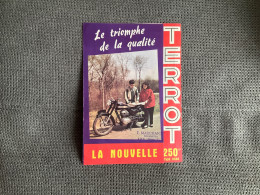 552 DOCUMENT COMMERCIAL  La Nouvelle 250 Type OSSD  TERROT  Riez (Basses Alpes) DIJON. QÉtape De PARIS-NICE - Transportmiddelen