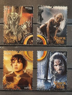 2022 - Portugal - MNH - The Lord Of The Rings - 4 Stamps + Block Of 1 Circular Stamp - Ungebraucht