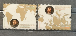 2022 - Portugal - MNH - V Centenary Of First Circumnavigation Trip - 2 Stamps + Circular Block Of 1 Stamp - Unused Stamps