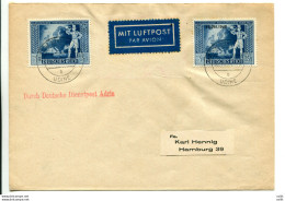 Adria Dienstpost - Busta Da Udine Per Amburgo Il 2.11.44 - Mint/hinged