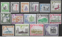 1959-62 Rhodesia And Nyasaland 15v. MNH SG N. 18/31 - Altri & Non Classificati