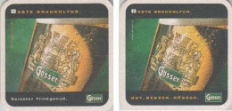 5002782 Bierdeckel Quadratisch - Gösser - Beste Braukultur - Beer Mats