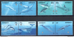 1998 Kiribati, Balene E Delfini - N. 414/21 - 8 Valori - MNH** - Other & Unclassified