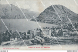 Cf543 Cartolina Lugano Et Monte San Salvatore Suisse Svizzera - Altri & Non Classificati