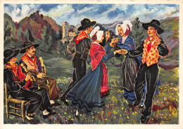 63-AUVERGNE FOLKLORE LA SOUPE AU CHOUX BOURREE-N°2796-A/0273 - Autres & Non Classés