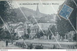 Cf550 Cartolina  Amelie Les Bains Villas Sur Le Moudony Francia France - Other & Unclassified