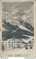 Cf511 Cartolina Chamonix Mont Blanc Belle Aurore Francia France 1939 - Other & Unclassified