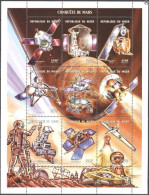 Niger 2001, Space, Exploration Of Mars, 9val In BF - Afrique