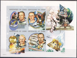 Niger 2000, Space, Apollo Missions, 6val In BF  IMPERFORATED - Afrika