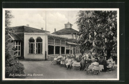 AK Bad Salzelmen, Cafe Villa Bismarck Mit Garten  - Autres & Non Classés