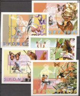 Niger 2000, Olympic Games In Sydney, Tennis, Tennis Table, Butterflies, Birds, Orchids, 5BF - Schmetterlinge