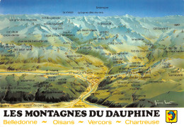 38-LES MONTAGNES DU DAUPHINE-N°2803-D/0139 - Other & Unclassified