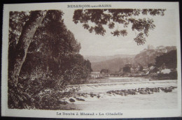 Bel Etat CPA Années 1920 BESANÇON-LES-BAINS  Vue Du Doubs à Micaud - La Citadelle - Besancon