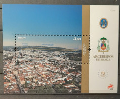 2022 - Portugal - MNH - Archbishops Of Braga - Block Of 1 Stamp - Blokken & Velletjes