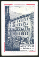 Künstler-AK Salzburg, Hotel Traube, Linzergasse 4  - Other & Unclassified