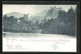 AK Salzburg, Partie Auf Dem Mönchsberg Mit Blick Zur Burg  - Sonstige & Ohne Zuordnung