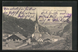 AK Hüttau, Kirche Mit Dem Hagengebirge  - Other & Unclassified