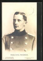 AK Prinz Eitel Friedrich Von Preussen In Uniform  - Case Reali