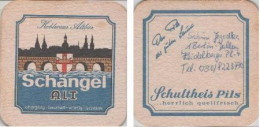 5001492 Bierdeckel Quadratisch - Schultheis - Schängel - Beer Mats