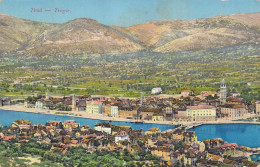 Old Panoramic Postcard Trogir, Croatia. - Kroatien