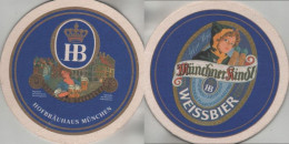 5006614 Bierdeckel Rund - Münchner Kindl - Beer Mats