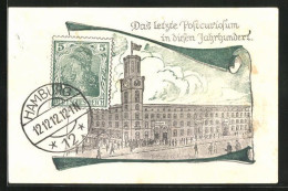 AK Hamburg, 12.12.12, Postamt, Briefmarke  - Astronomy