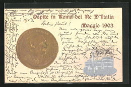 Präge-AK Konterfei Von Kaiser Wilhelm II., 1903  - Case Reali