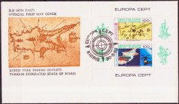 Chypre Turque - Cyprus - Zypern FDC 1983 Y&T N°BF4 - Michel N°B4 - EUROPA - Briefe U. Dokumente