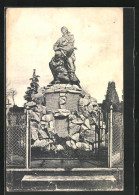 AK Rozberice, Denkmal D. K. U. K. Infanterie-Rgts. Hoch- U. Deutschmeister No. 4  - Tchéquie