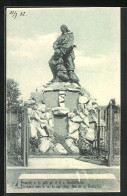 AK Rozberice, Denkmal D. K. U. K. Infanterie-Rgts. Hoch- U. Deutschmeister No. 4  - Tchéquie