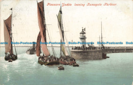 R675233 Pleasure Yachts Leaving Ramsgate Harbour. 1907 - Monde